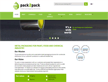 Tablet Screenshot of pack2pack.com